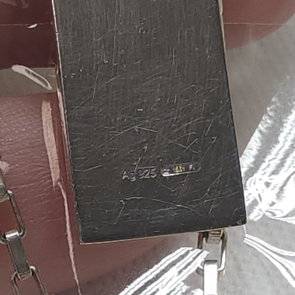 Authentic Gucci 925 Silver Bar Pendant Necklace W/ Dust Bag - Picture 15 of 15